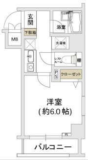 メインステージ護国寺Ⅱの間取り画像