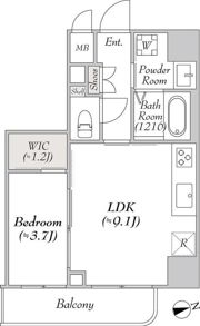 ルミーク浅草の間取り画像