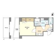 ヒルサイド島津山の間取り画像