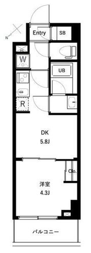 アーバンパーク東六郷Ⅱの間取り画像
