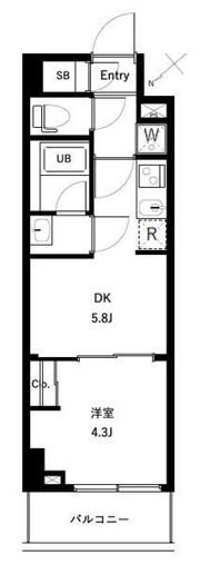 アーバンパーク東六郷Ⅱの間取り画像