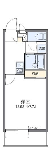 レオパレス阿保の間取り画像