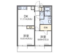 レオパレス阿保の間取り画像