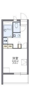 レオパレス渚の間取り画像