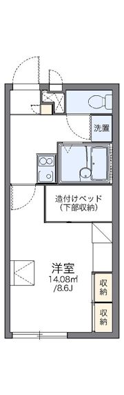 レオパレスドルフィンの間取り画像