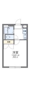 レオパレスM’sフレーズの間取り画像