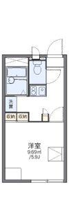レオパレスグリーンヒルの間取り画像