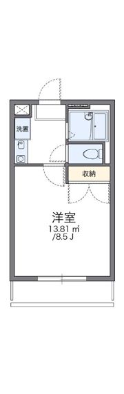 レオパレスセント・クロスの間取り画像
