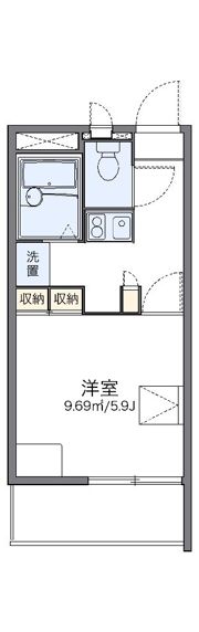 レオパレス華Ⅱの間取り画像