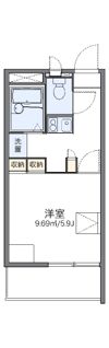 レオパレス華Ⅱの間取り画像