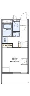レオパレス華Ⅱの間取り画像