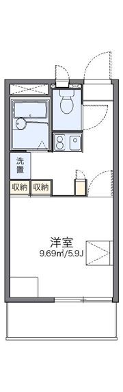 レオパレス華Ⅱの間取り画像