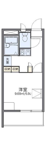 レオパレス華Ⅱの間取り画像