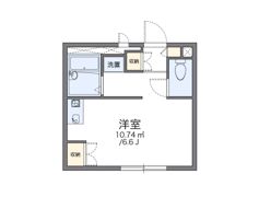レオパレスレヴェルベールⅡの間取り画像