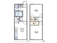 レオパレス太子Ⅱの間取り画像