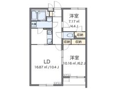クレイノSTARSの間取り画像