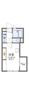 レオパレスレインボーの間取り画像