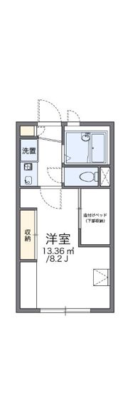 レオパレスレインボーの間取り画像