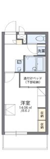 レオパレスcraneⅡの間取り画像