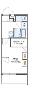 レオパレス東今宿の間取り画像