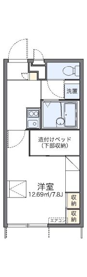レオパレス北原の間取り画像
