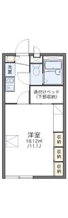レオパレスJステージⅠの間取り画像