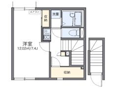 レオネクスト喜多Ⅱの間取り画像
