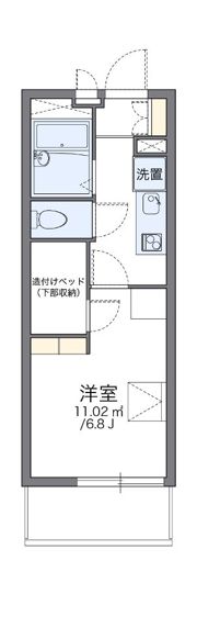 レオパレスアズサの間取り画像