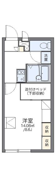 レオパレスHAPPYの間取り画像