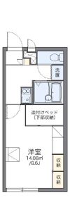レオパレスHAPPYの間取り画像
