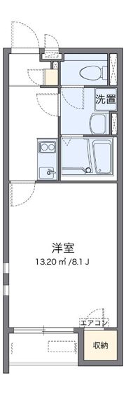 クレイノWINDS Ⅴの間取り画像