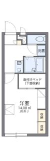 レオパレス碧の間取り画像