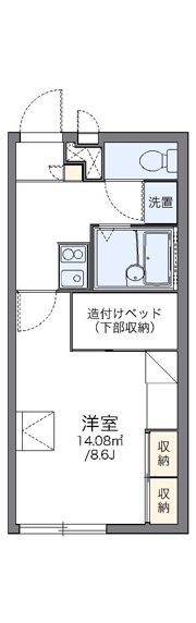 レオパレス白国の間取り画像