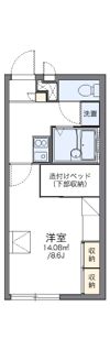 レオパレス白国の間取り画像