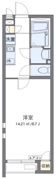クレイノ垂井の間取り画像