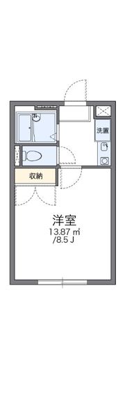 レオパレス永井Ⅲの間取り画像
