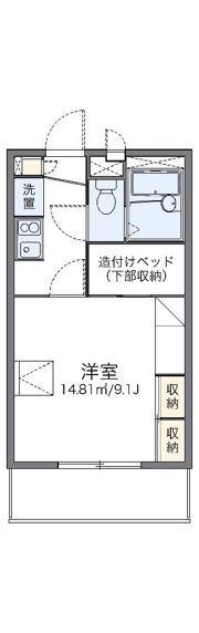 レオパレス多田Ⅰの間取り画像