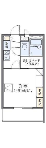 レオパレス多田Ⅰの間取り画像