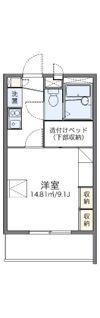 レオパレス多田Ⅰの間取り画像