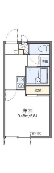 レオパレスSEIZANⅡの間取り画像