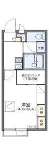 レオパレスコスモス今在家の間取り画像