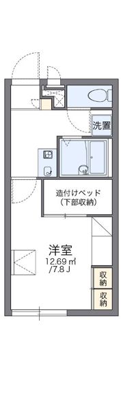 レオパレス人形の間取り画像