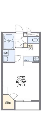 レオパレス小深田の間取り画像