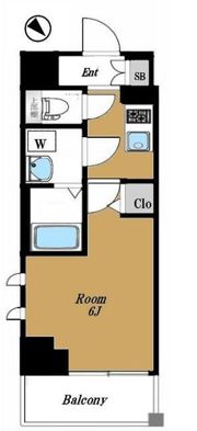 ガリシア武蔵小山の間取り画像