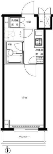 ルーブル高田馬場弐番館の間取り画像