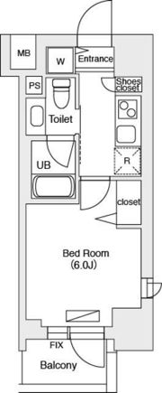 エミリブ池袋の間取り画像