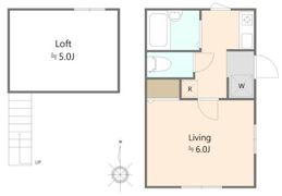 アールフラット中落合の間取り画像