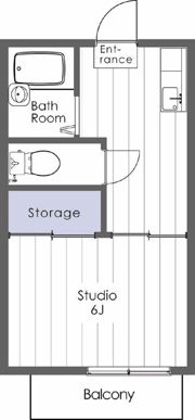 コーポみずくぼB棟の間取り画像