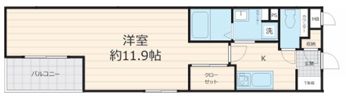 フォセット幡ヶ谷の間取り画像