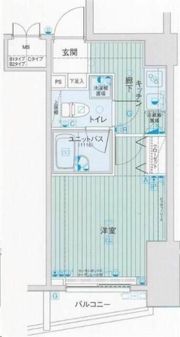 メインステージ東日本橋Ⅱの間取り画像